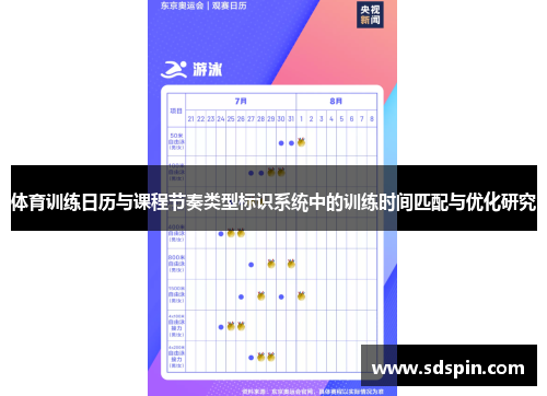 体育训练日历与课程节奏类型标识系统中的训练时间匹配与优化研究
